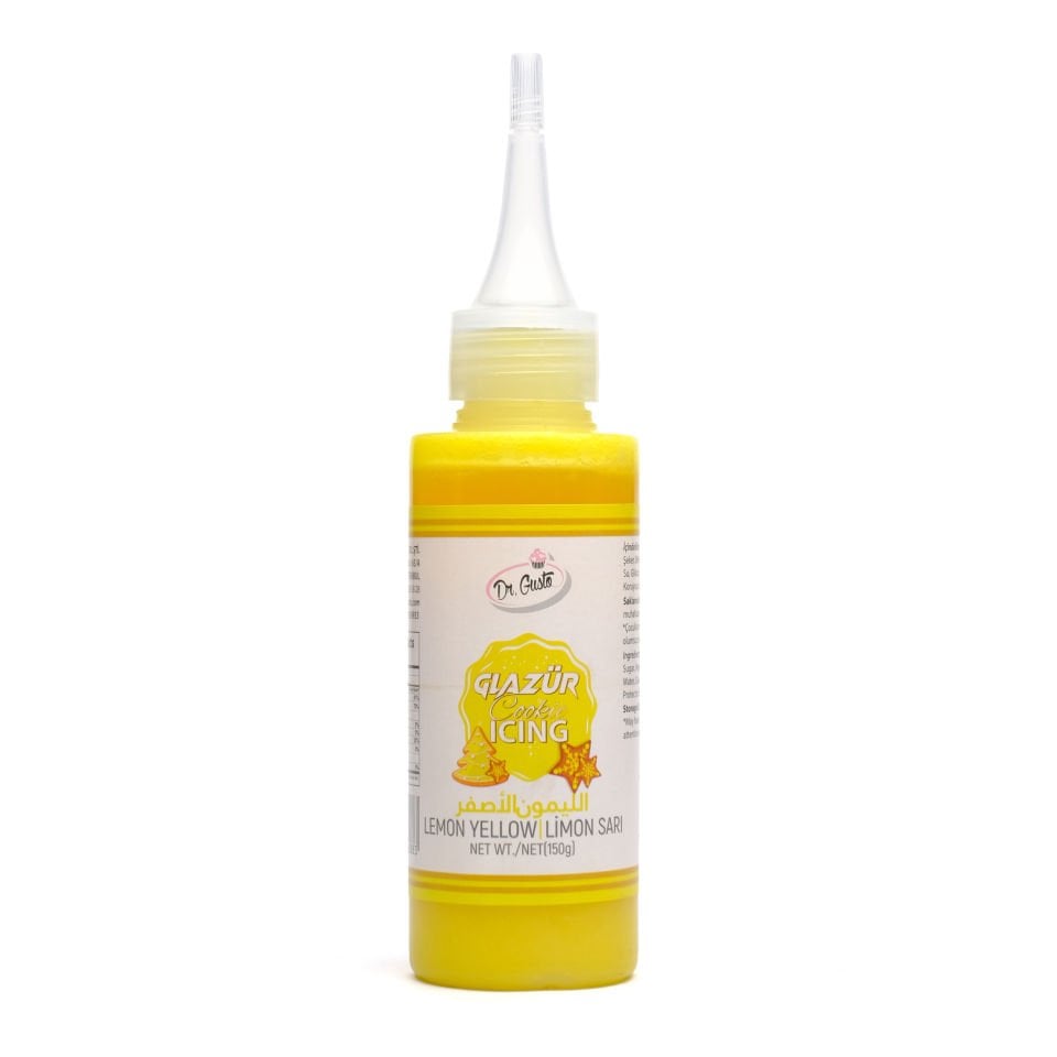 DR. GUSTO GLAZÜR LİMON SARI - 150 GR