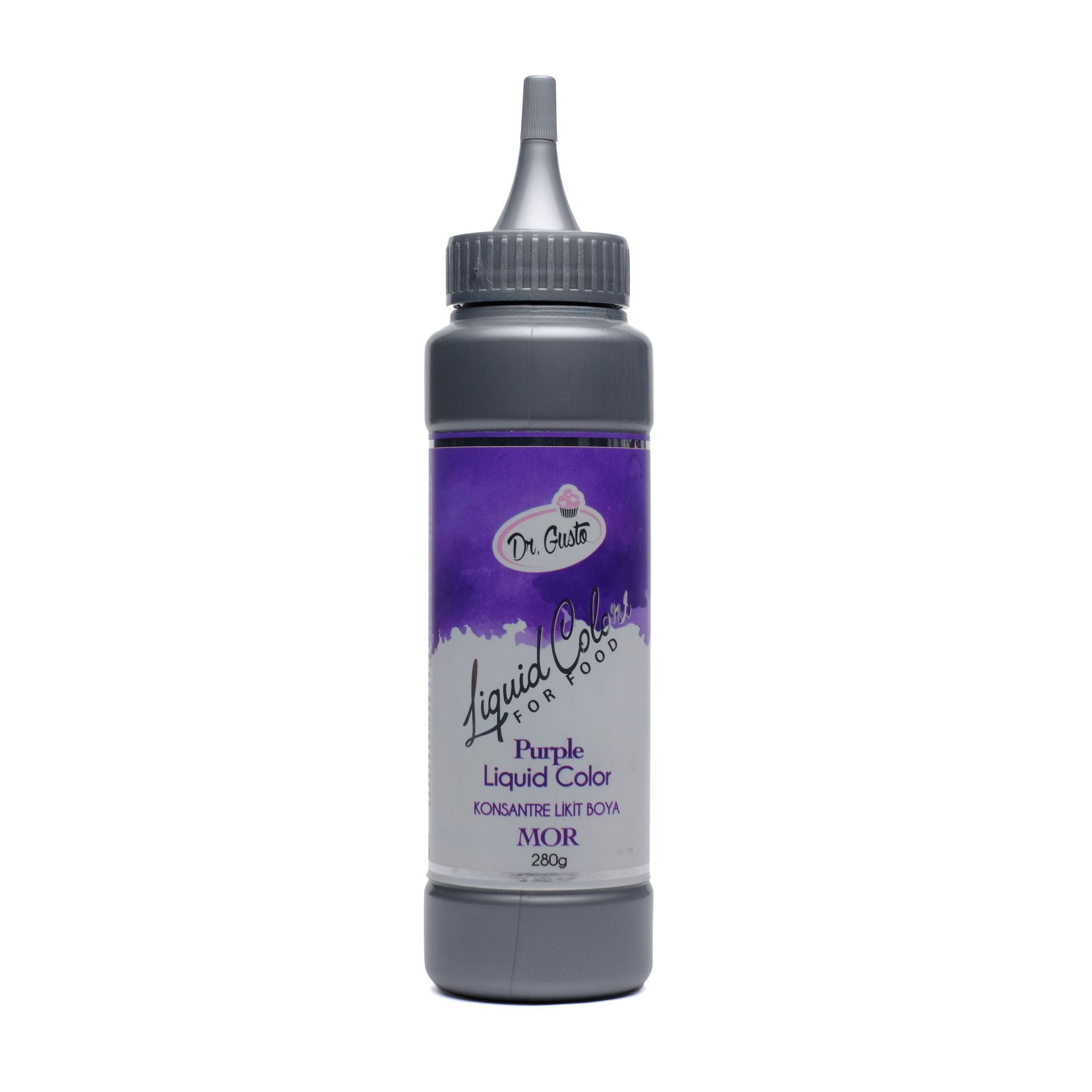 DR. GUSTO SU BAZLI LİKİT GIDA BOYASI MOR - 280