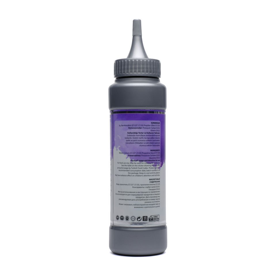 DR. GUSTO SU BAZLI LİKİT GIDA BOYASI MOR - 280