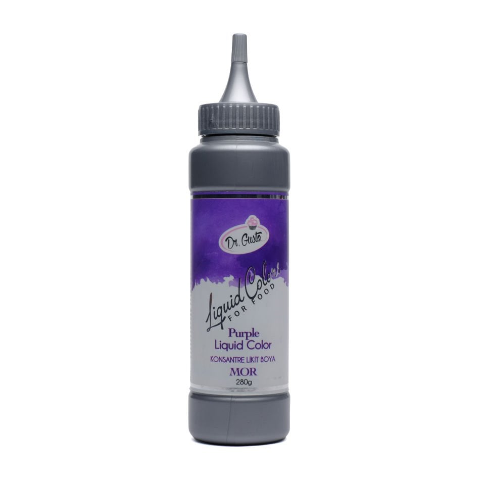 DR. GUSTO SU BAZLI LİKİT GIDA BOYASI MOR - 280