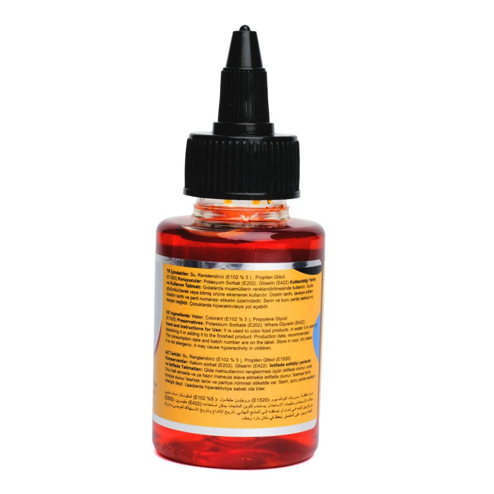 DR. GUSTO SU BAZLI LİKİT GIDA BOYASI SARI - 60