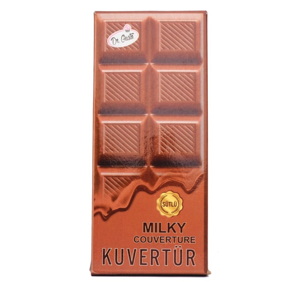 DR. GUSTO KUVERTÜR TABLET ÇİKOLATA SÜTLÜ - 200 GR