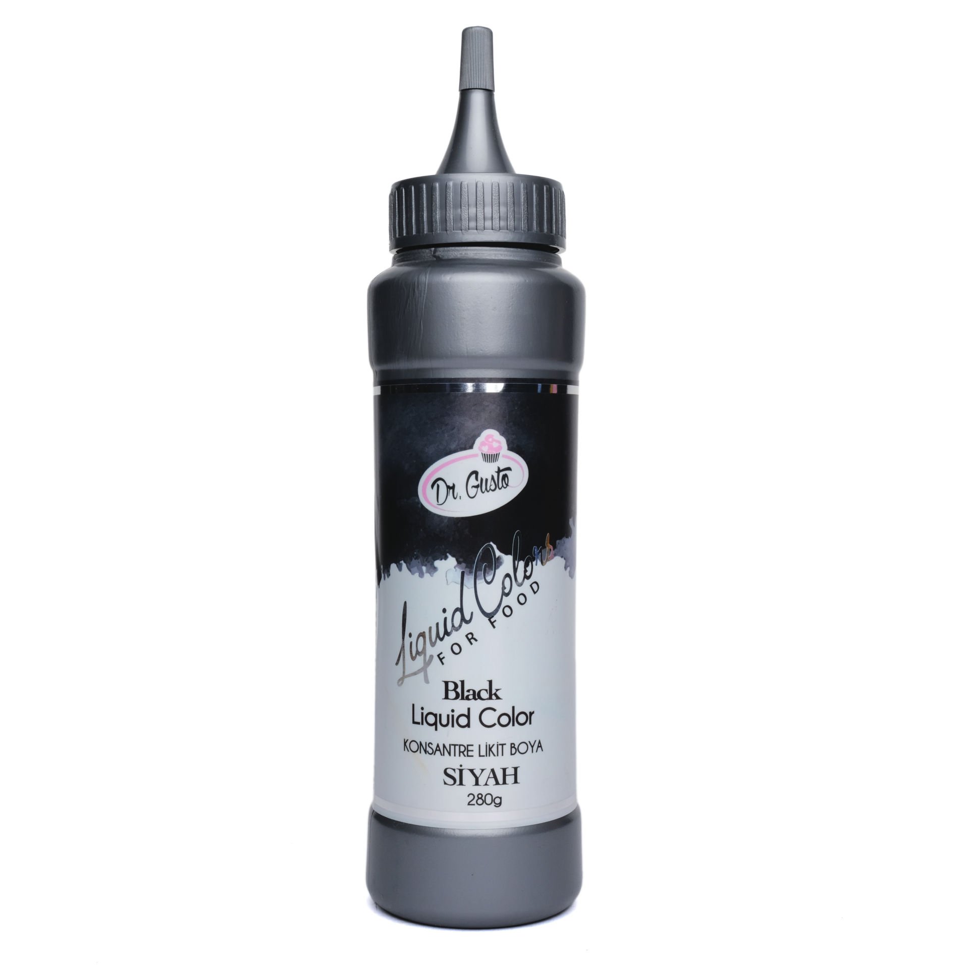 DR. GUSTO SU BAZLI LİKİT GIDA BOYASI SİYAH - 280