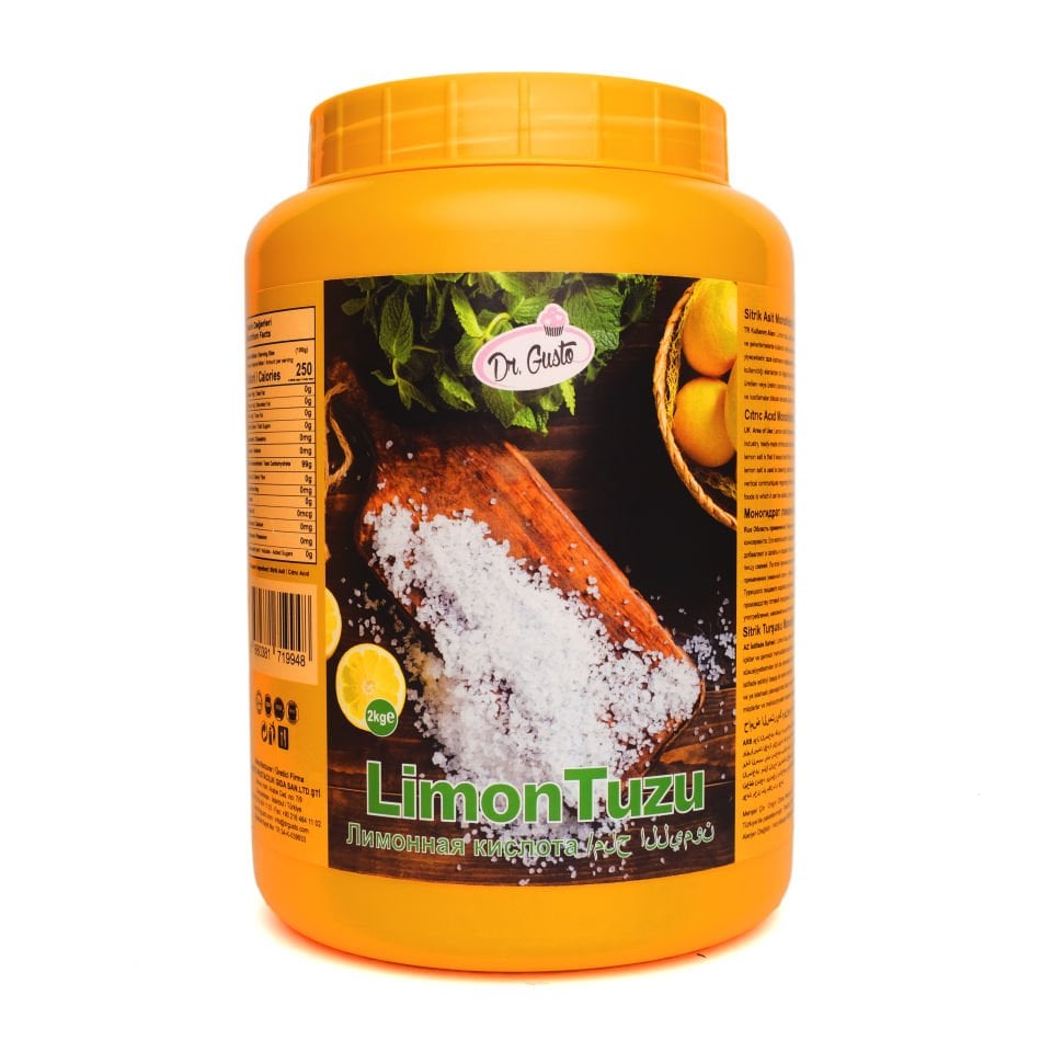 DR. GUSTO KATKI MADDESİ LİMON TUZU - 1000 GR