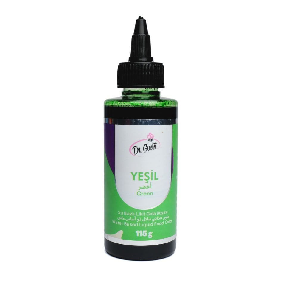 DR. GUSTO SU BAZLI LİKİT GIDA BOYASI YEŞİL - 115
