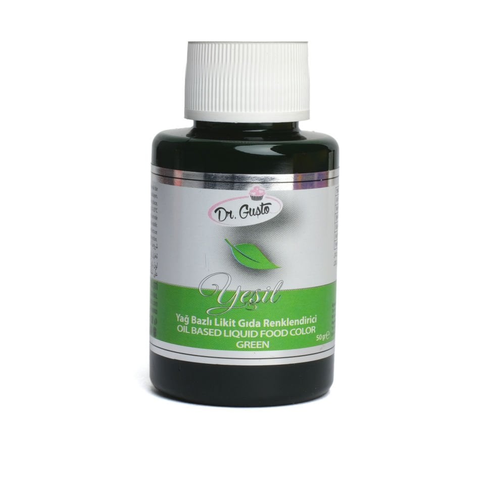 DR. GUSTO YAĞ BAZLI LİKİT GIDA BOYASI YEŞİL - 50