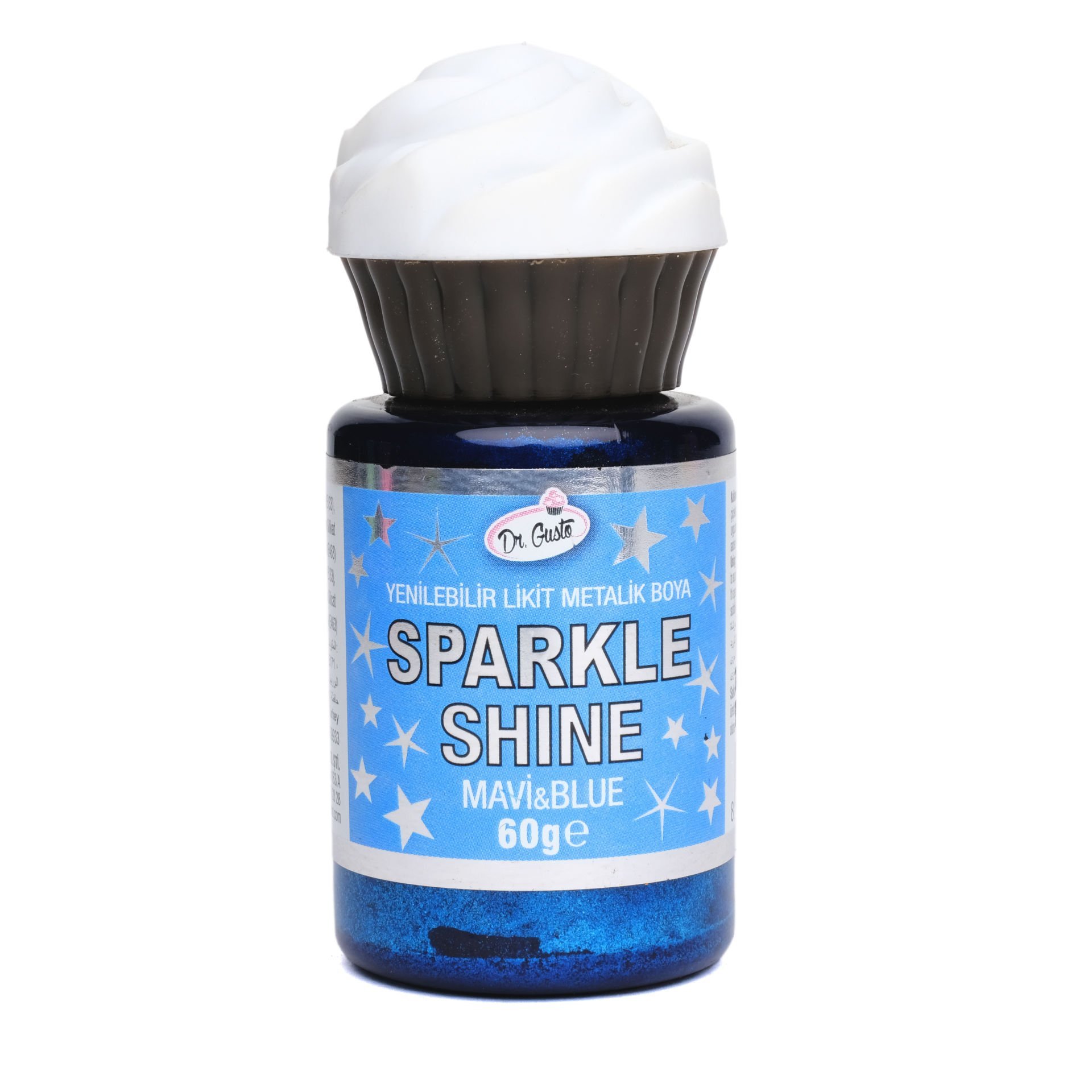 DR. GUSTO METALİK LİKİT BOYA MAVİ - 60