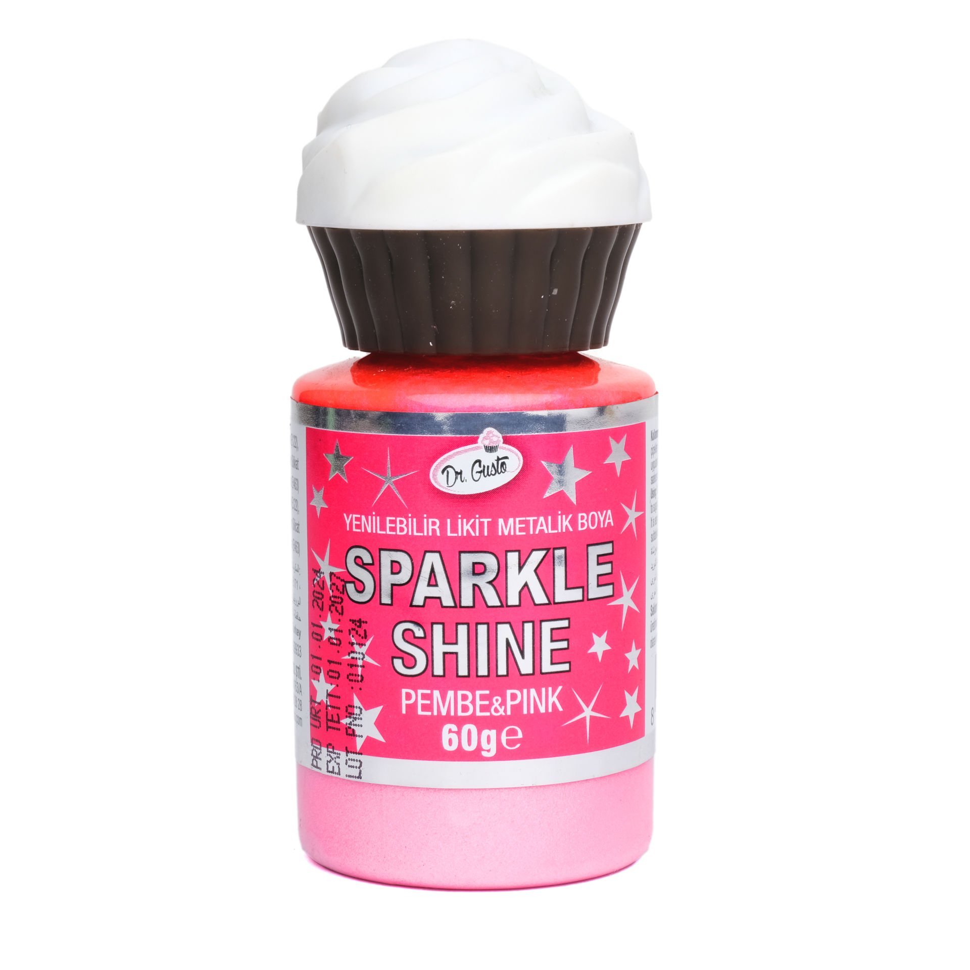 DR. GUSTO METALLIC LIQUID PAINT PINK - 60