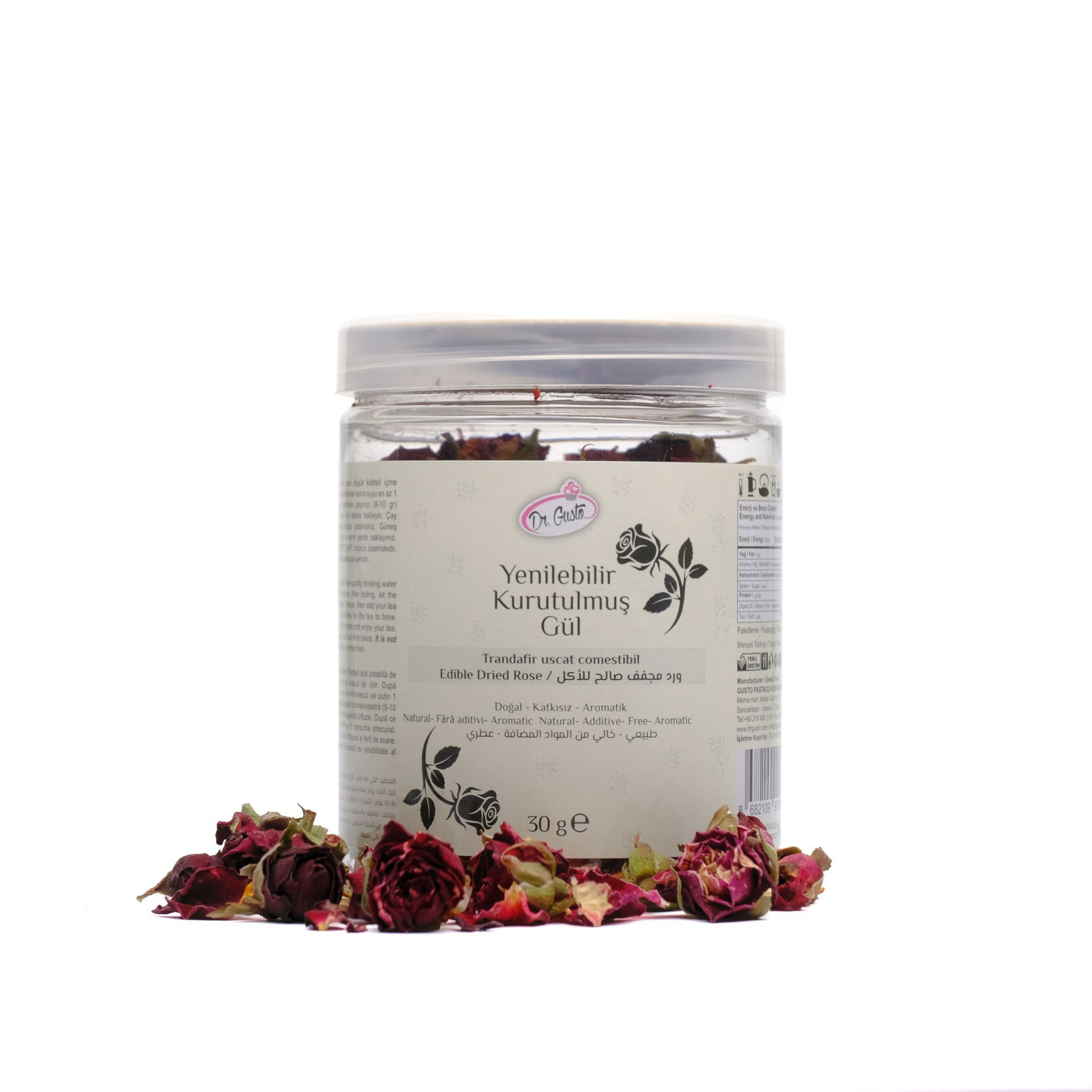 DR. GUSTO ROSE SÉCHÉE COMESTIBLE N° 6