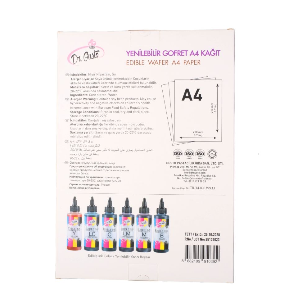 DR. GUSTO A4 GOFRET KAĞIT