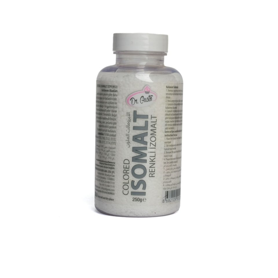 DR. GUSTO RENKLİ İZOMALT BEYAZ - 250 GR