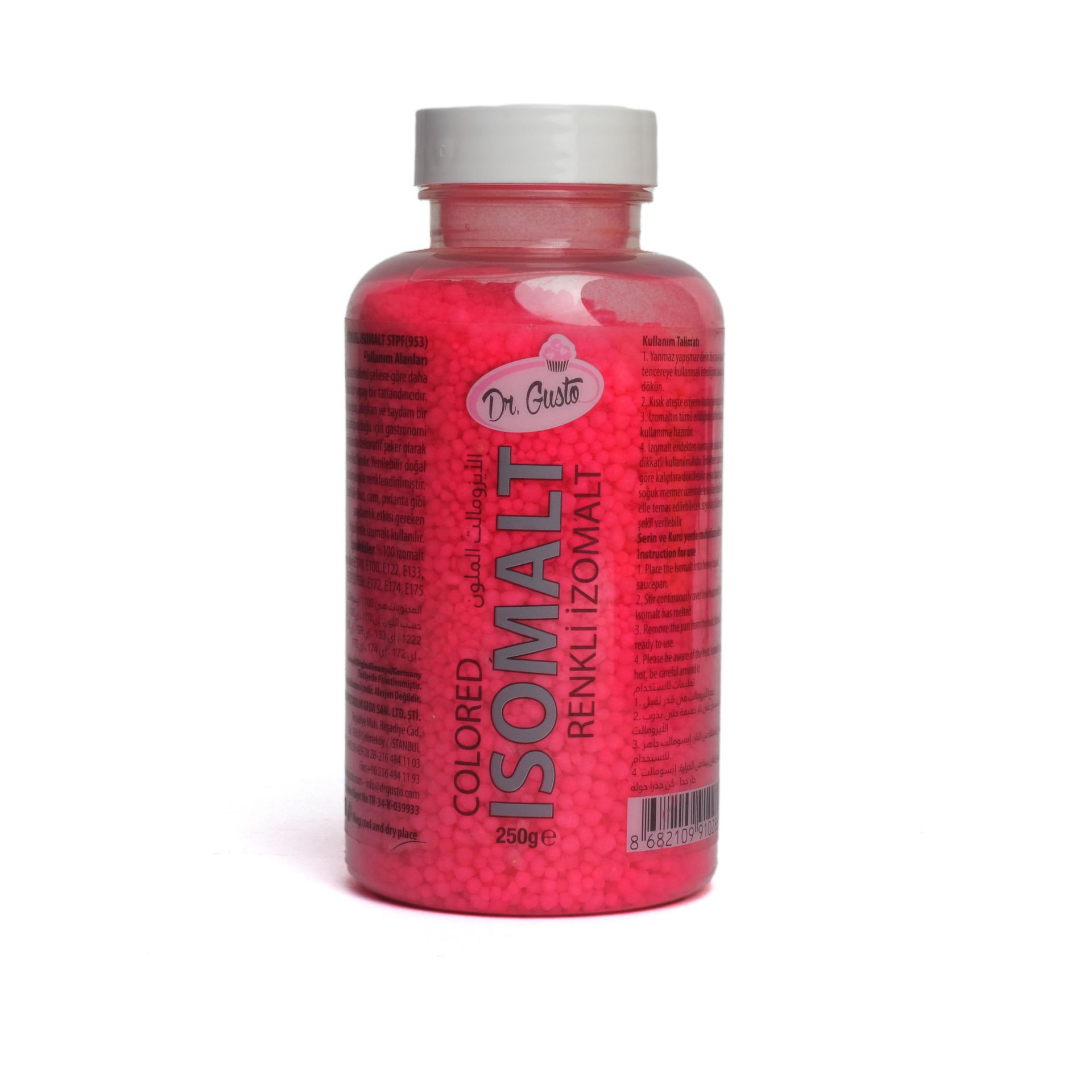 DR. GUSTO RENKLİ İZOMALT PEMBE - 250 GR