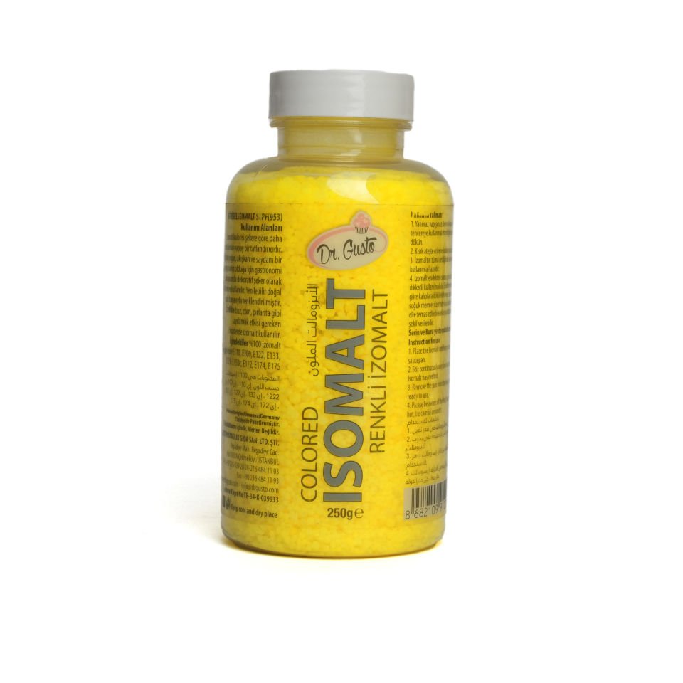 DR. GUSTO RENKLİ İZOMALT SARI - 250 GR