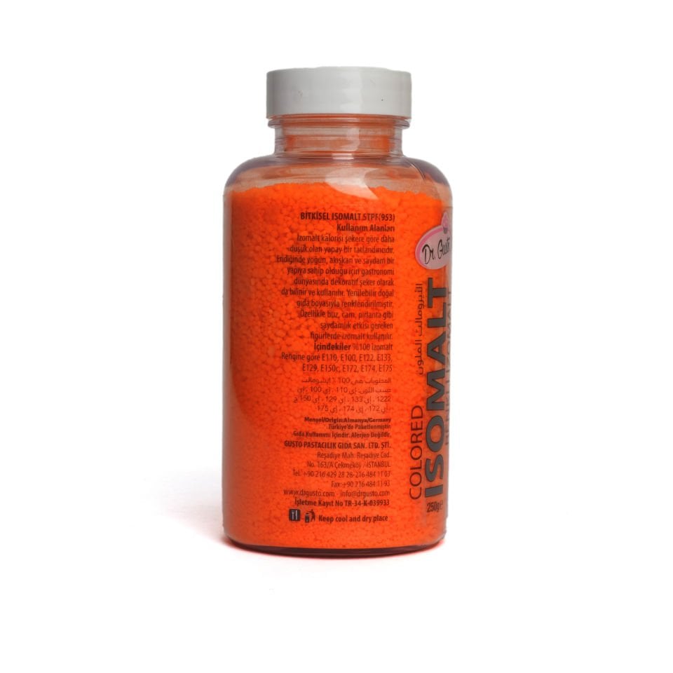 DR. GUSTO RENKLİ İZOMALT TURUNCU - 250 GR