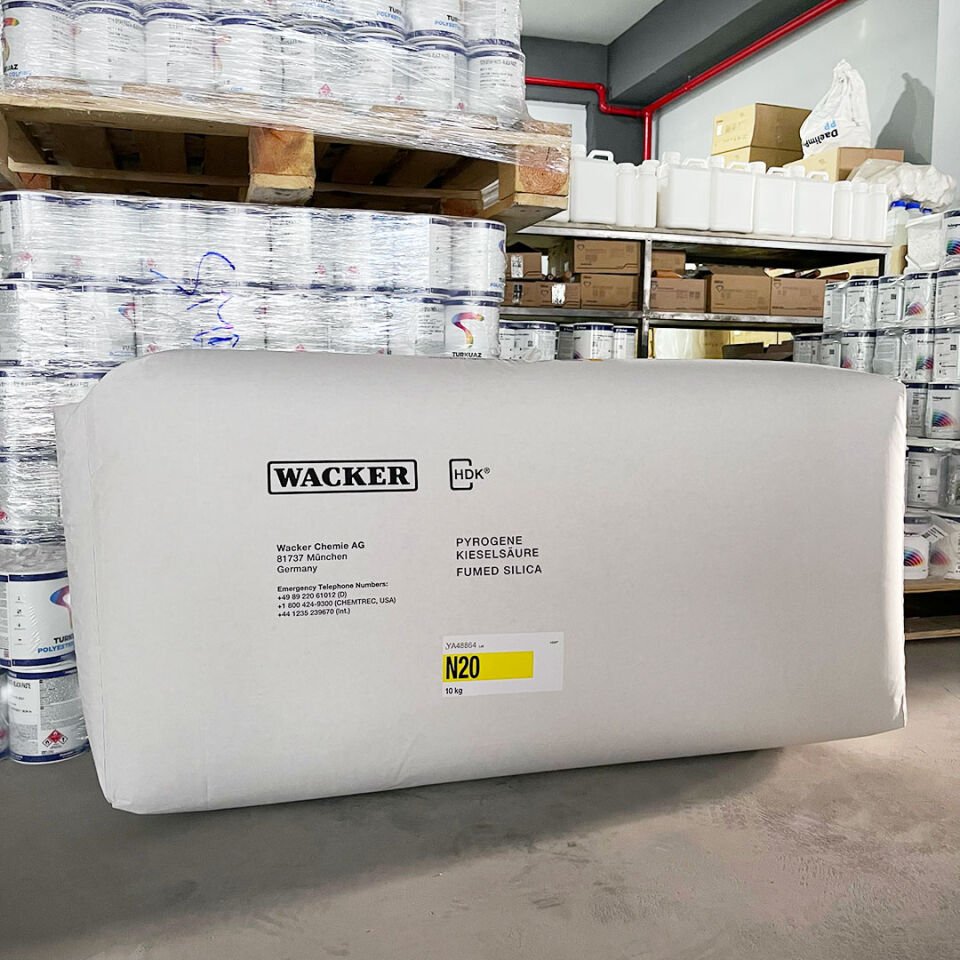 Wacker HDK N 20 Aerosil Fumed Silica 10 Kg