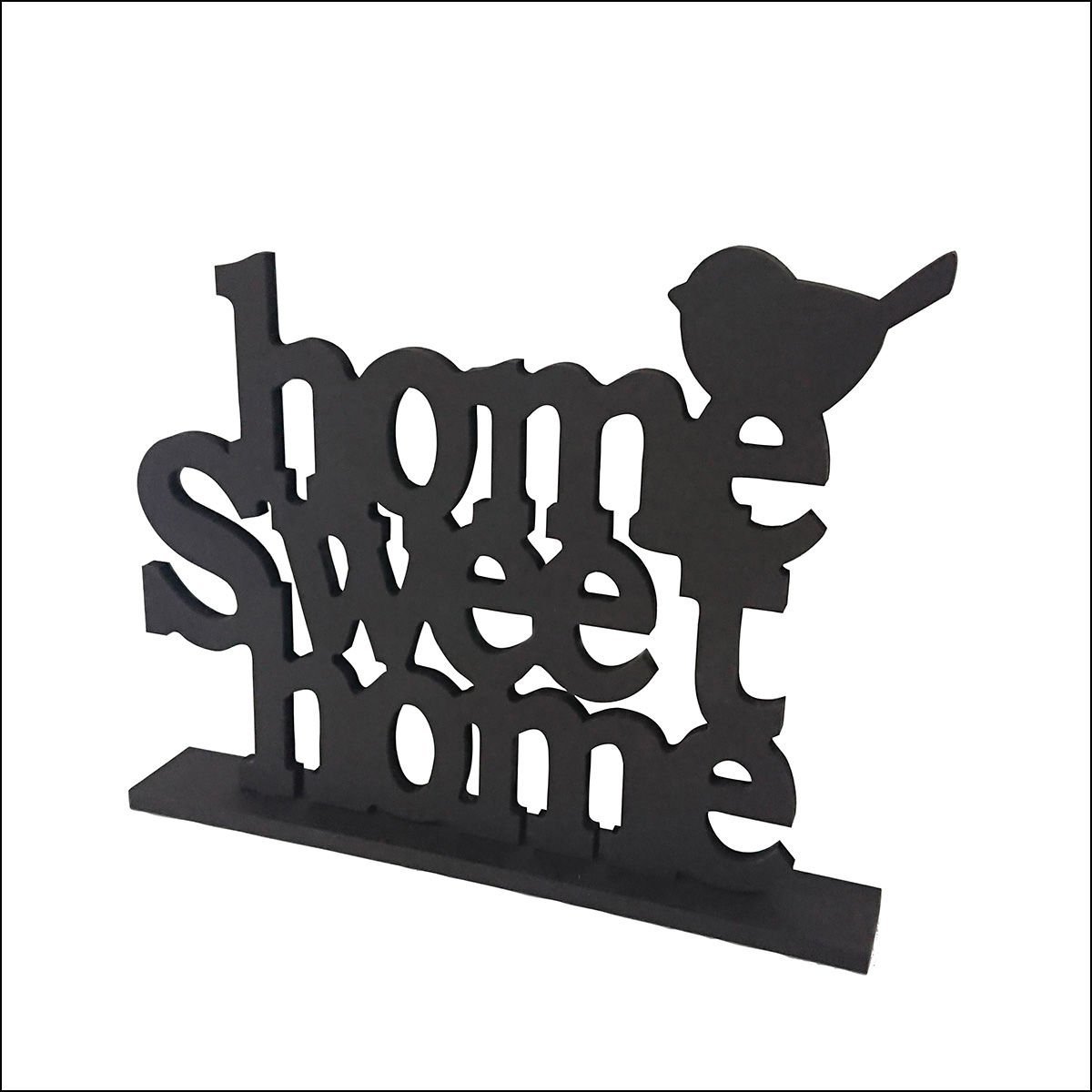 Dekoratif Home Sweet Home Masa Süsü