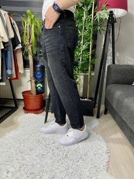 Antrasit Boyfriend Jean