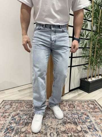 Açık Mavi Baggy Jean (K350) 36