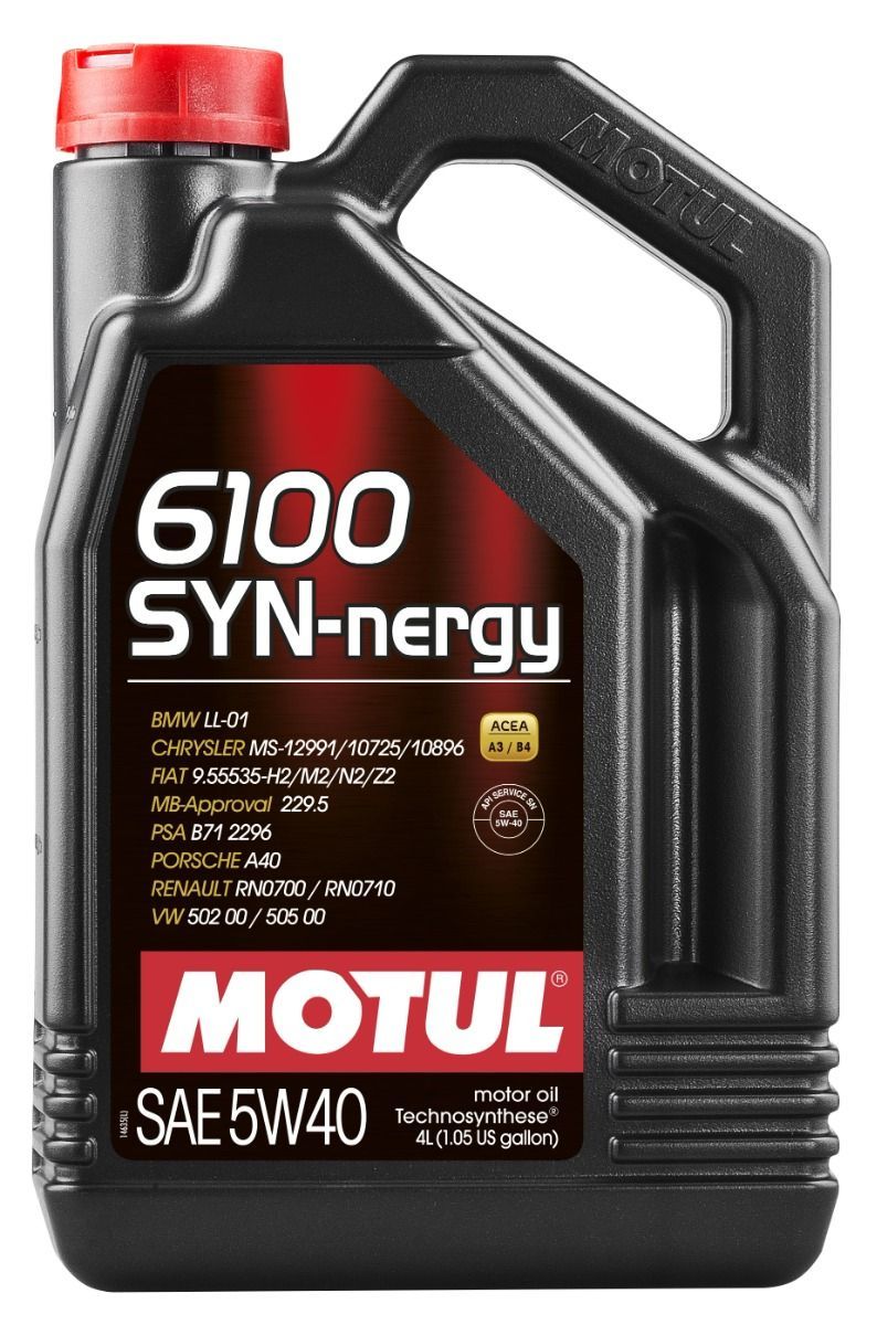 Motul 6100 Synergie 5W-40 4 Litre Technosynthese Motor Yağı