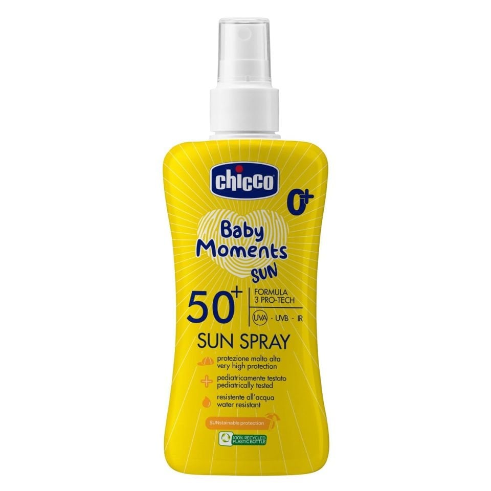 Chicco Baby Moments Sun Güneş Spreyi SPF 50+ - 150 ml + After Sun Hediye