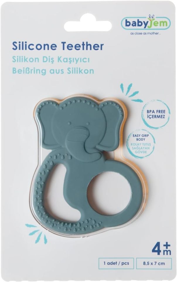 BabyJem Silikon Fil Dişlik 808 Mint