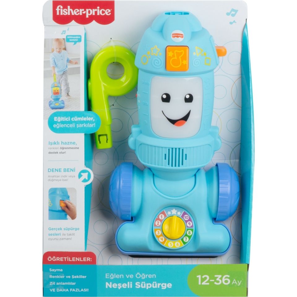 Fisher Price Neşeli Süpürge (Türkçe) GTW19