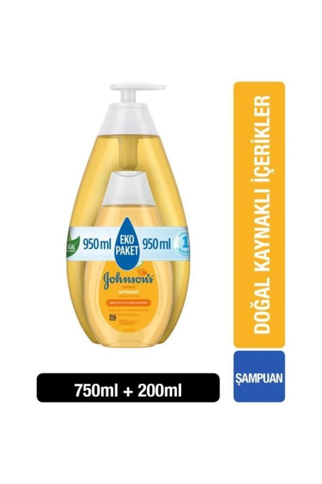 Johnson's Baby Bebek Şampuanı 950ml Eko Paket