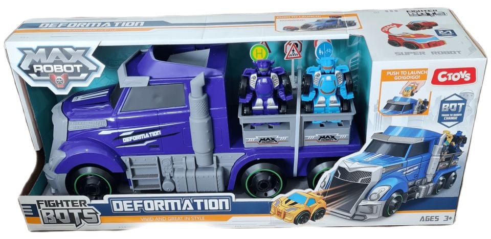 Ceren Toys Taşıyıcı Tır Ve Robota Dönüşen Mini Araçlar L017-8