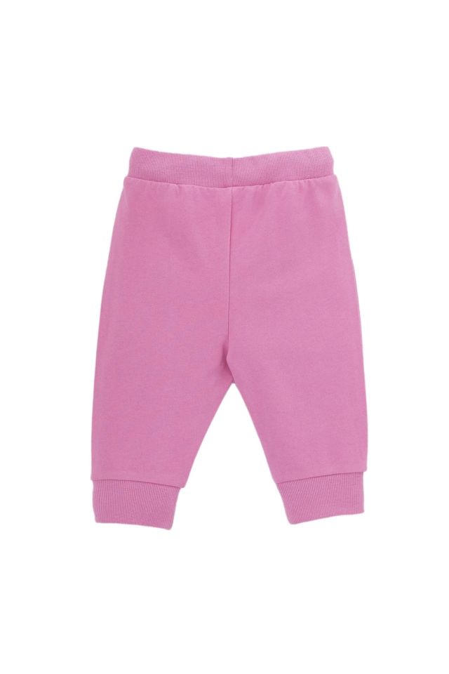 Minycenter Kız Bebek Eşorfman Altı 24K011 Pembe