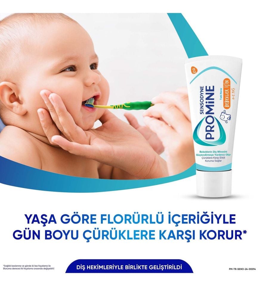 Sensodyne Promine Bebekler İçin Diş Macunu 0-2 Yaş