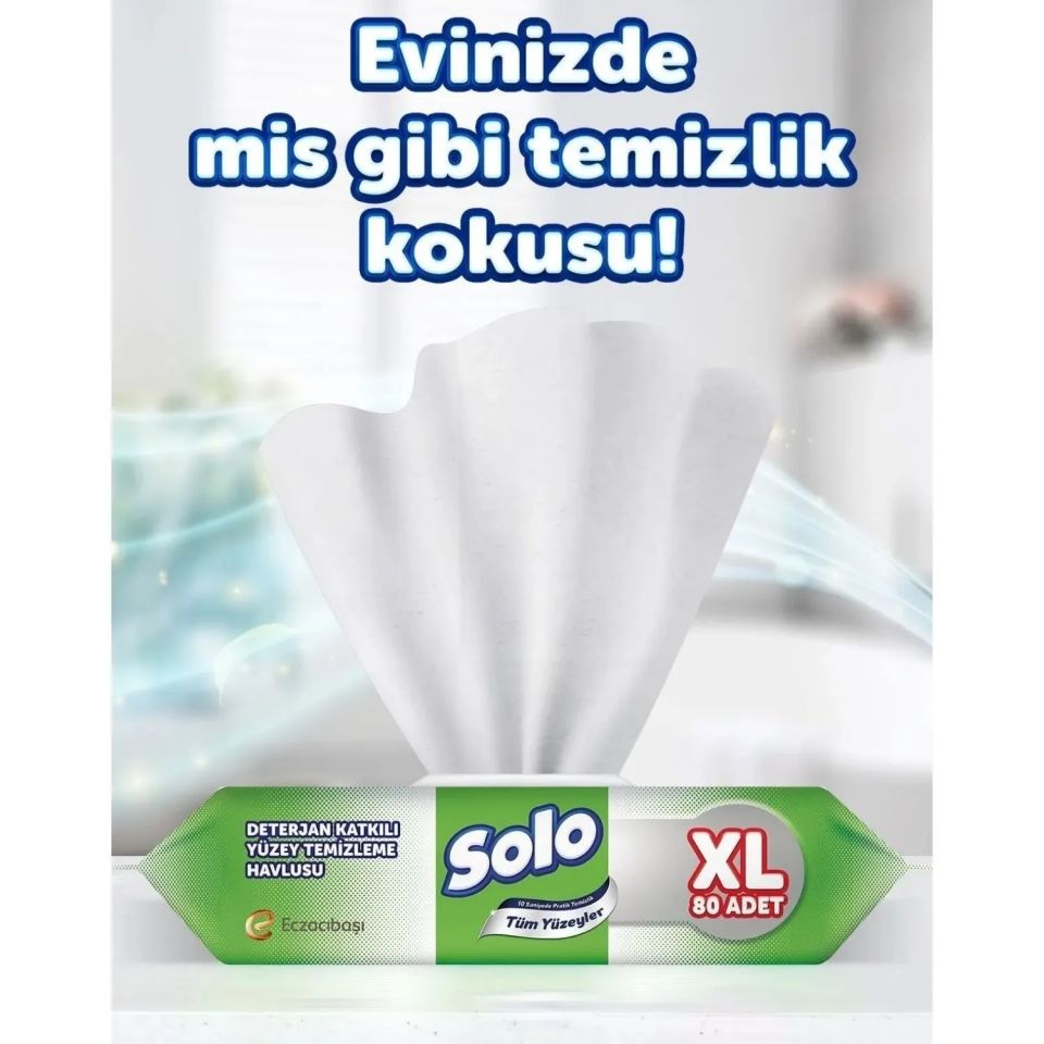 Solo Yüzey Temizleme Havlusu XL 80li