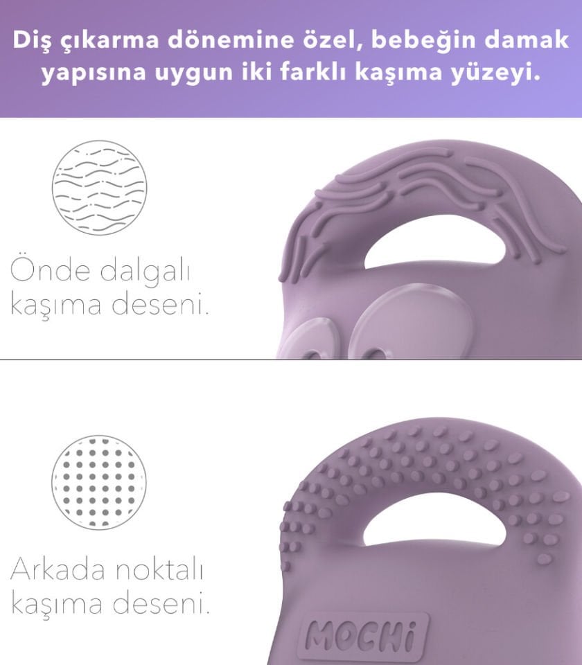 Mochi Diş Kaşıyıcı Lila