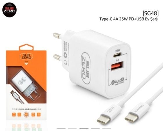 SUBZERO SG48 4.0A 25 PD + USB TYPE-C SET