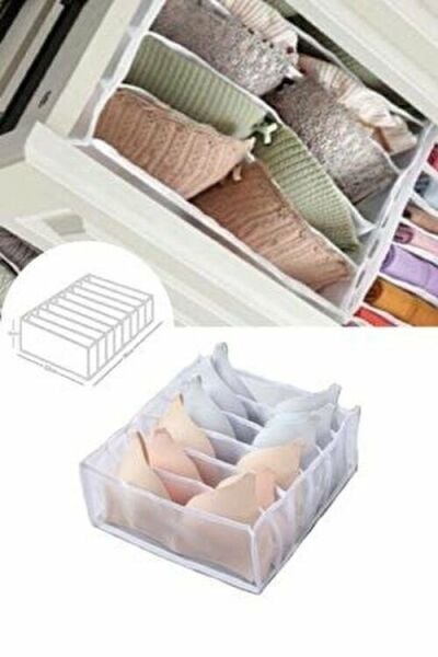 Transparent Bra Organizer with 8 Compartments