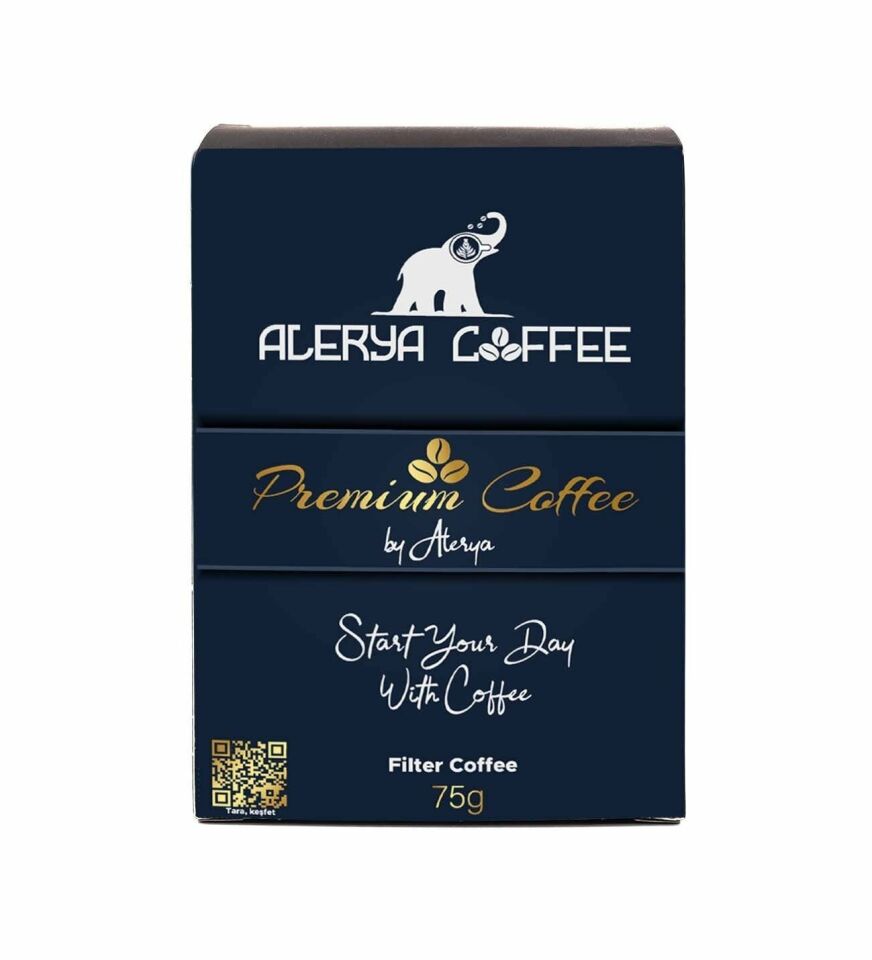 Ikigai Kitabı & Siyah French Press & Siyah Kupa & Alerya Premium Filtre Kahve Hediye Seti