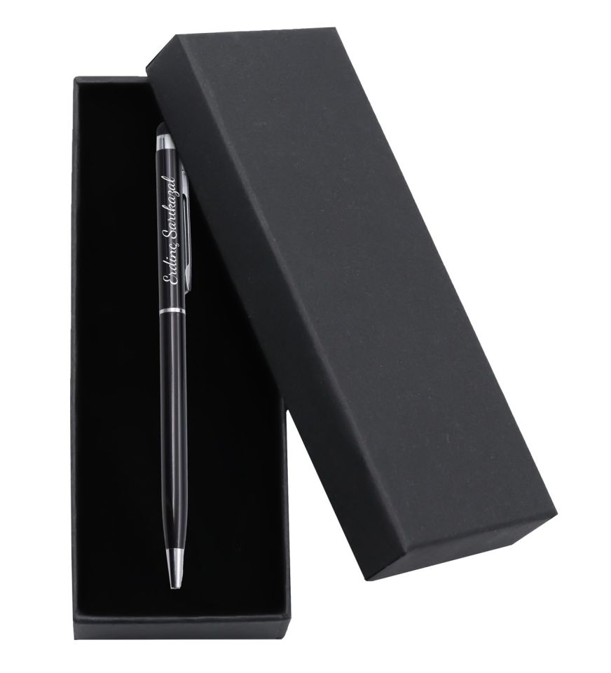 Kişiye Özel Defter & Özel Kılıflı 500Ml Su Matarası & Siyah Touch Pen & İsimli Kupa Hediye Seti