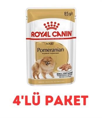 Royal Canin Pomeranian  Köpek Pounch 85G 4'Lü Paket