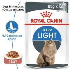 Royal Canin Ultra Light Kedi Konservesi 85Gr 4'Lü Paket