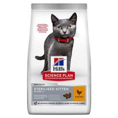 Hills Sterilized Kitten Tavuklu Kısırlaştırılmış Yavru Kedi Maması 1,5kg