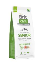Brit Care Sustainable Senior Böcek ve Tavuklu Yaşlı Köpek Maması 12 Kg