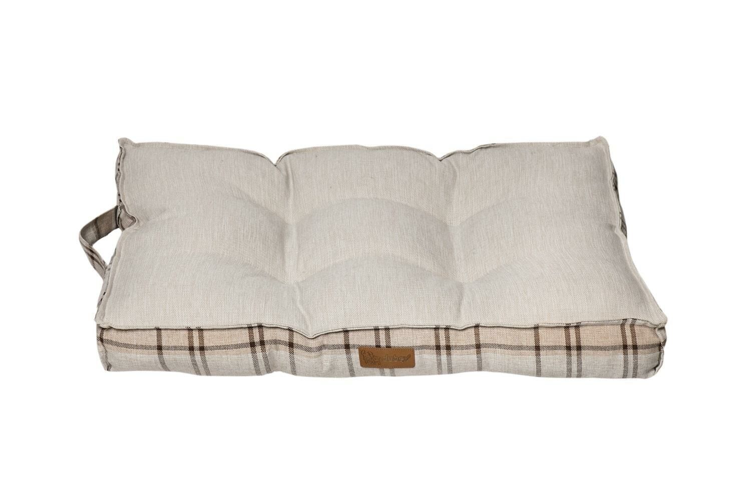 Dubex Premium British Cushion Kedi Köpek Yatağı Bej XLarge 103x83x13 cm
