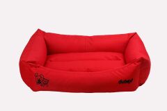 Dubex Gelato Serisi Kedi Köpek Yatağı Kırmızı Medium 70x60x22 cm