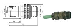 MS3101-14S-6P Konnektör