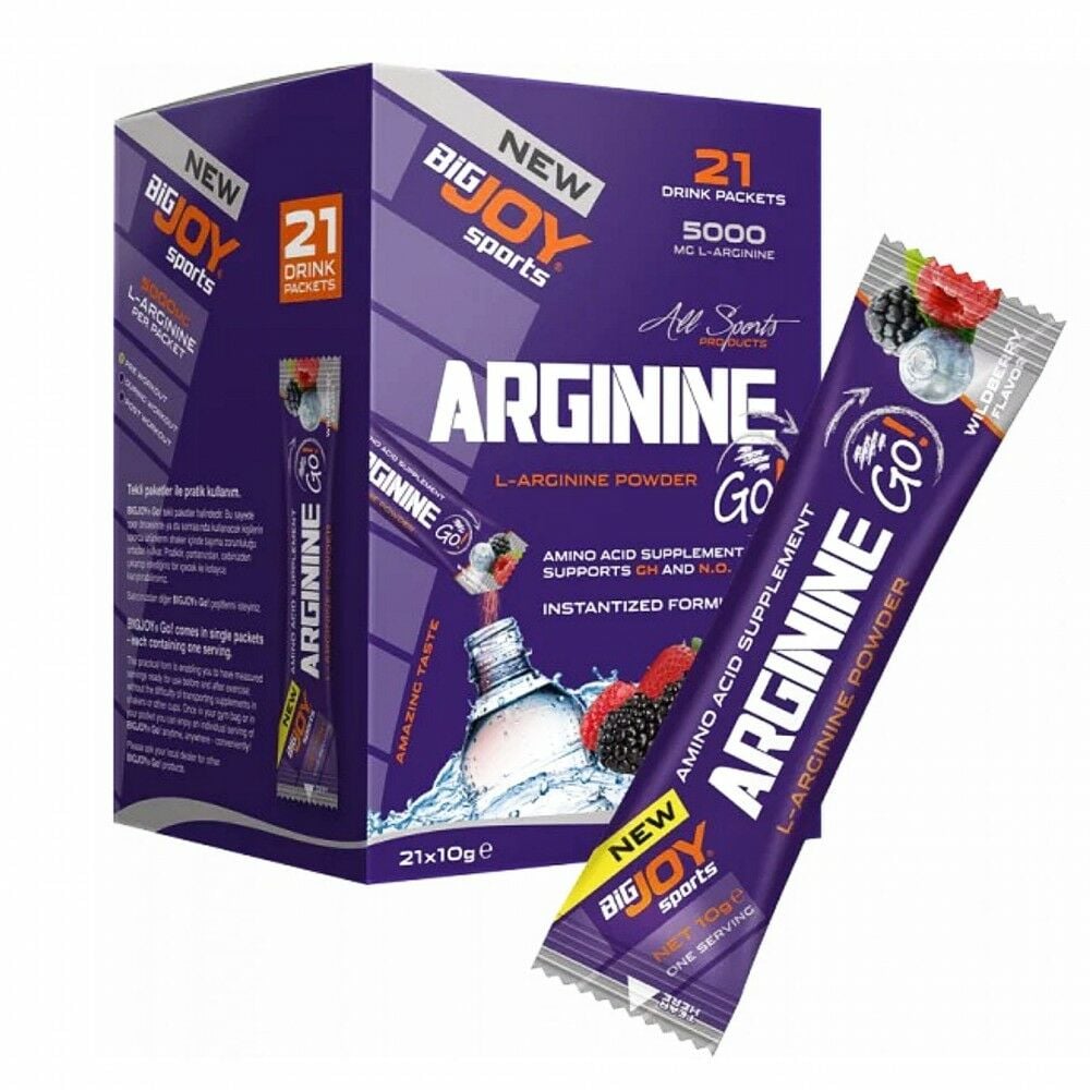 BİGJOY ARGİNİNE GO! 21 ADET X 10 GR 210 GR