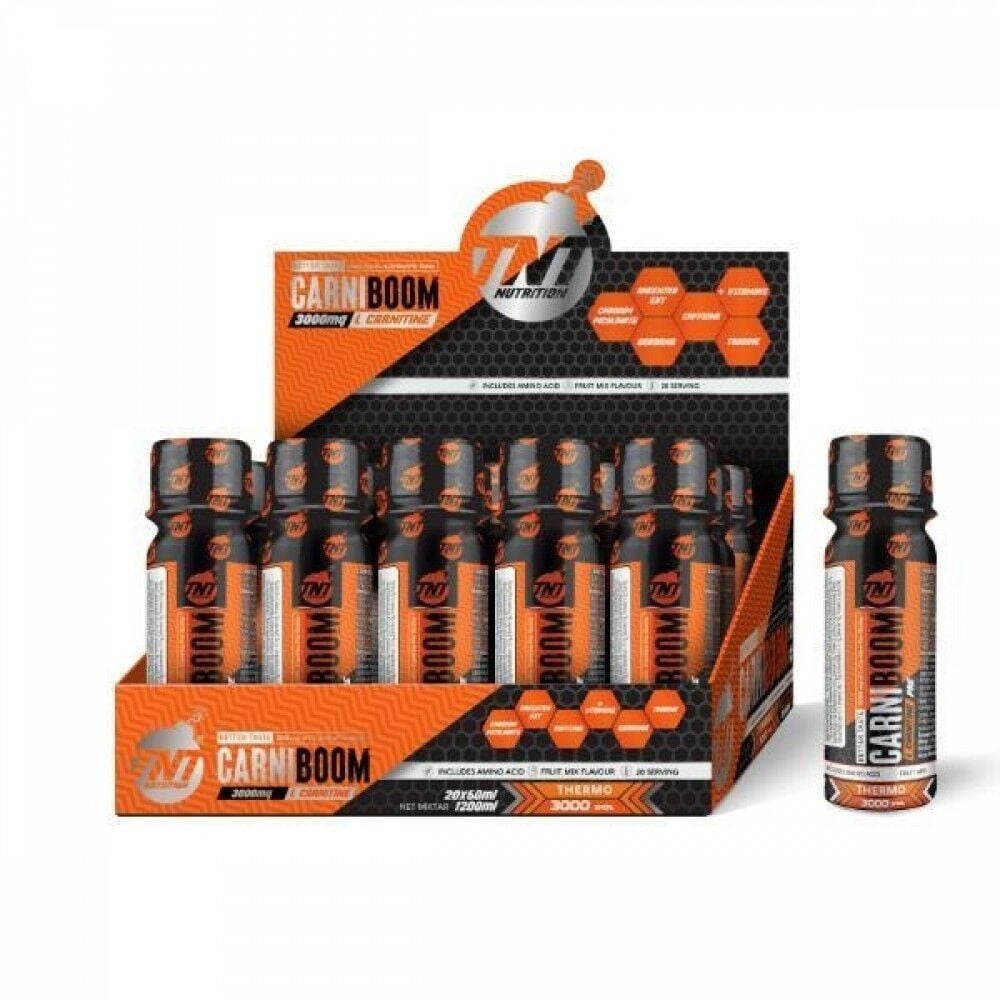 TNT CARNİBOOM L-CARNİTİNE 3000 MG 20 ADET X 60 ML