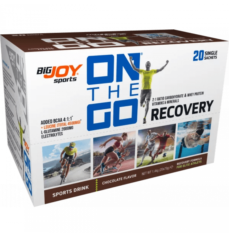 Bigjoy Sports On The Go Recovery Çikolata 20 Adet x 70 gr.