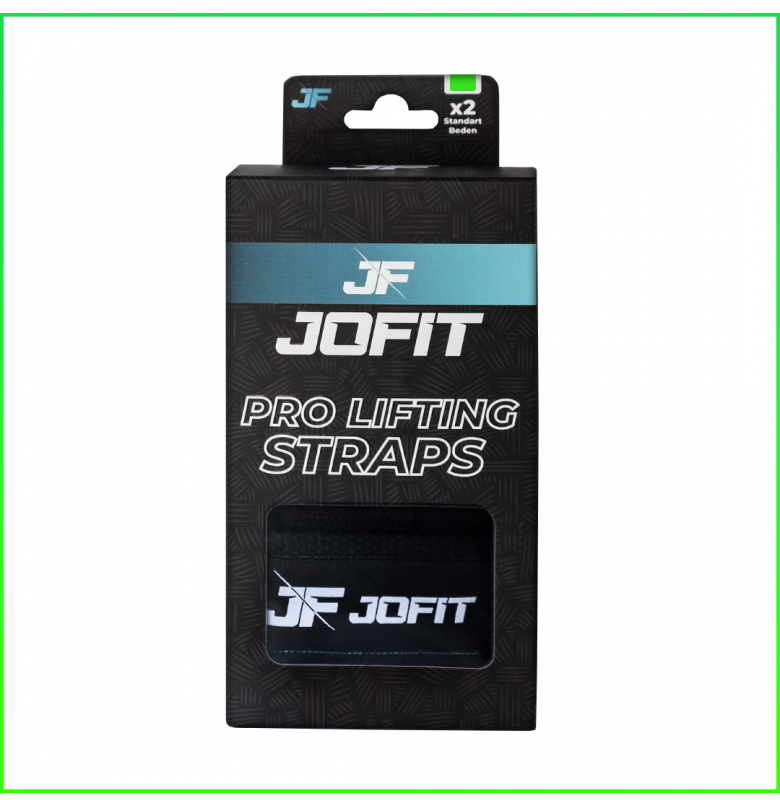 JOFİT PRO LİFTİNG STRAPS Siyah&Neon Yeşil