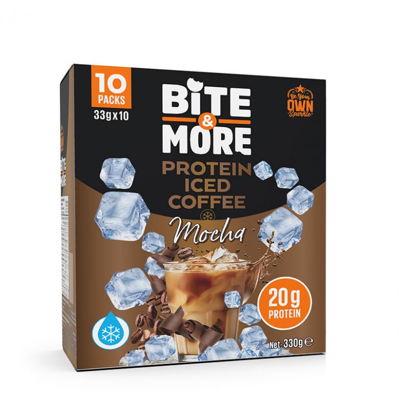 Bite & More Protein Iced Coffee Mocha 10 Adet x 33 gram