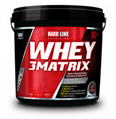 Hardline Whey 3 Matrix Çilek 4000 gram