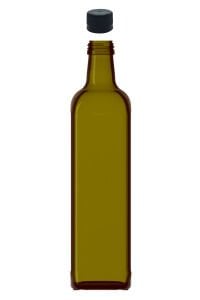 1000 cc Yeşil Maraska Kare Şişe Kapaklı (31mm)
